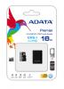 16GB AData microSDHC UHS-1 CL10 memory card with USB Reader Image