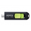 128GB AData USB3.2 UC300 Type-C USB Flash Drive Black/Green Image