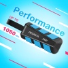 1TB AData SC740 External SSD USB3.2 Gen2 Black/Blue Shock and Drop Proof Image