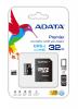 32GB AData Turbo microSDHC UHS-1 CL10 Memory Card w/SD adapter Image