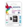 8GB A-Data Turbo microSDHC UHS-1 CL10 Memory Card w/SD adapter Image