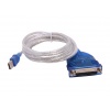 C2G 6ft USB to DB25 Cable - Blue Image