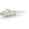 C2G Unshielded Snagless Cat5e Ethernet Network Patch Cable - White - 1ft 