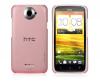 iShell Frosted Pink Snap-On Case + Screen Protector for HTC One X Image