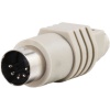 C2G 5 pin DIN Male to PS/2 Female Keyboard Adapter - White Image