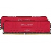 16GB Crucial Ballistix RGB 3000MHz PC4-24000 CL15 1.35V DDR4 Dual Memory Kit (2 x 8GB) - Red