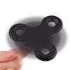 EyezOff Black Fidget Spinner ABS Material 1.5-min Rotation Time, Steel Beads Bearing Image