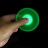 EyezOff Flourescent Green Fidget Spinner POM Material 4-min Rotation Time, Hybrid Ceramic Bearing Image