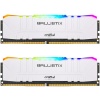 16GB Crucial Ballistix RGB 3200MHz PC4-25600 CL16 1.35V DDR4 Dual Memory Kit (2 x 8GB) - White