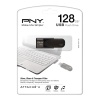 128GB PNY Attache 4 USB2.0 Capless Flash Drive - Black Image