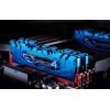 16GB G.Skill Ripjaws 4 DDR4 3400MHz PC4-27200 CL16 Quad Channel kit (4x4GB) Blue with 2 Active Fans Image
