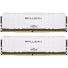 16GB Crucial Ballistix 3000MHz PC4-24000 CL15 1.35V DDR4 Dual Memory Kit (2 x 8GB) - White