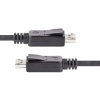 StarTech.com 50cm (1ft) DisplayPort 1.2 Cable - 4K x 2K Ultra HD VESA Certified DisplayPort Cable - Short DP to DP Cable for Monitor - Slim DP Video/Display Cord - Latching DP Connectors Image