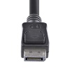 StarTech.com 50cm (1ft) DisplayPort 1.2 Cable - 4K x 2K Ultra HD VESA Certified DisplayPort Cable - Short DP to DP Cable for Monitor - Slim DP Video/Display Cord - Latching DP Connectors Image