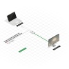 Lindy Adapter Cable Mini-DP (M)/DP (F) Premium shielded Image