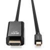 Lindy Kabel Mini DisplayPort/HDMI 4K30 (DP: passiv) 2m Image