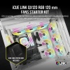Corsair CO-9051006-WW computer cooling system Computer case Fan 12 cm White 3 pc(s) Image