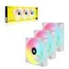 Corsair CO-9051006-WW computer cooling system Computer case Fan 12 cm White 3 pc(s) Image