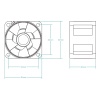 ARCTIC S4028-15K - 40 mm Server Fan Image