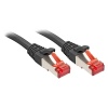 Lindy RJ-45 Cat6 S/FTP 0.5 m networking cable Black S/FTP (S-STP)