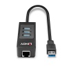 Lindy USB 3.1 Hub & Gigabit Ethernet Adapter Image