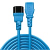 Lindy 1m IEC C13 Extension Cable, Blue Image