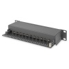 Digitus CAT 6, Class E Patch Panel, shielded, black Image