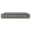 Digitus CAT 6, Class E Patch Panel, shielded, black Image