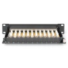 Digitus CAT 6, Class E Patch Panel, shielded, black Image