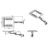 Lindy Desktop Notebook Arm, Silver Image