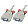 Lindy 3m Null modem cable serial cable White 9-pin D-sub