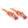 Lindy Rj45/Rj45 Cat6 5m networking cable Orange S/FTP (S-STP)