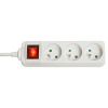Lindy 73124 power extension 3 AC outlet(s) Indoor White Image