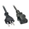 Lindy 30425 power cable Black 0.7 m C13 coupler
