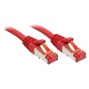 Lindy RJ-45 Cat.6 S/FTP 7.5m networking cable Red Cat6 S/FTP (S-STP)