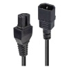 Lindy 30402 power cable Black 3 m IEC C14 IEC C15