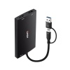 Lindy 43430 video cable adapter 0.11 m USB Type-C 2 x HDMI Black