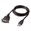 Lindy 43413 serial cable Grey 1.5 m USB Type-A RS-232
