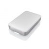 2TB Buffalo MiniStation Thunderbolt and USB3.0 Portable Hard Drive - Silver/White Image