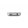 2TB Buffalo MiniStation Thunderbolt and USB3.0 Portable Hard Drive - Silver/White Image