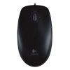 Logitech M100 Wired USB Optical Mouse Black Image
