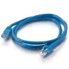 C2G 1m Cat5e Snagless Booted Unshielded (UTP) Network Patch Cable Blue Image