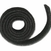 C2G 10ft Hook and Loop Cable Wrap Nylon Black Image