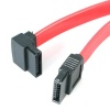 StarTech 18-inch (45cm) SATA to Angled SATA Serial ATA Cable Red Image