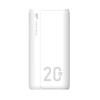 Silicon Power QS15 20,000mAh Power Bank 2x USB Type-A, 1x USB Type-C, QC3.0 & PD3.0 Fast Charging, Black Image