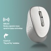 NGS Dew, 2.4Ghz Wireless Silent Mouse, White Image