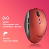 NGS Bee Wireless Ergonomic Silent Mouse, Red Image