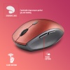 NGS Bee Wireless Ergonomic Silent Mouse, Red Image