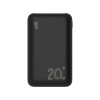 Silicon Power QS58 20,000mAh Power Bank Fast Charging 2 x USB-A, 1 x USB-C, Black Image