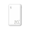 Silicon Power QS58 20,000mAh Power Bank Fast Charging 2 x USB-A, 1 x USB-C, White Image